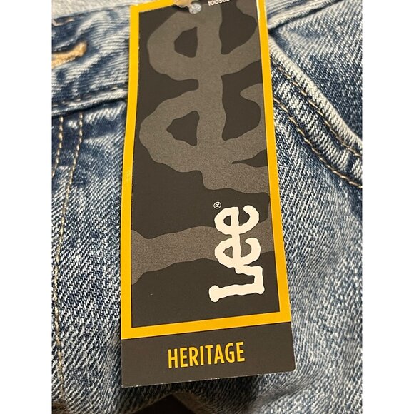 Lee Heritage Mid Rise Denim Cargo Mini Skirt Women’s Size 4 Bright Dream Blue - Picture 7 of 7